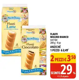 Tigros Flauti MULINO BIANCO offerta