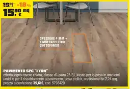 OBI Pavimento spc "lyon" offerta