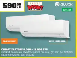 OBI Climatizzatore 9.000 + 12.000 btu offerta