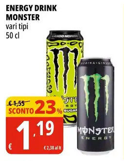 Tigros Energy drink MONSTER offerta