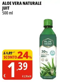 Tigros Aloe vera naturale JUIT offerta
