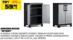 OBI Armadio basso "detroit" offerta