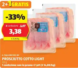 ALDI Il tagliere del re prosciutto cotto light offerta