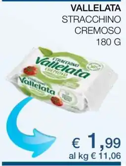 Coop VALLELATA STRACCHINO CREMOSO 180 G offerta