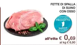 Coop FETTE DI SPALLA DI SUINO CON OSSO offerta