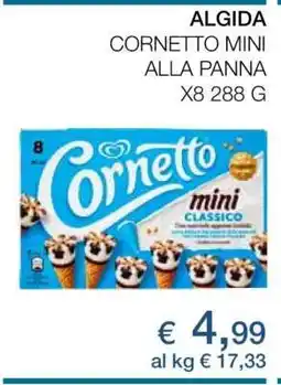 Coop ALGIDA CORNETTO MINI ALLA PANNA offerta