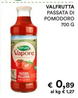 Coop VALFRUTTA PASSATA DI POMODORO 700 G offerta