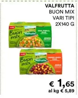 Coop VALFRUTTA BUON MIX VARI TIPI offerta