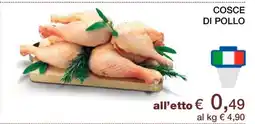 Coop Cosce di pollo offerta