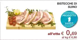 Coop Bistecche di Suino offerta