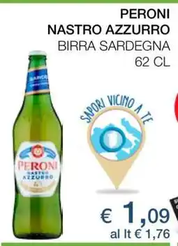 Coop Peroni Nastro Azzurro offerta