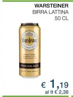 Coop WARSTEINER offerta