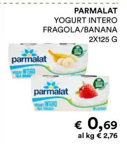 Coop PARMALAT YOGURT INTERO FRAGOLA/BANANA offerta