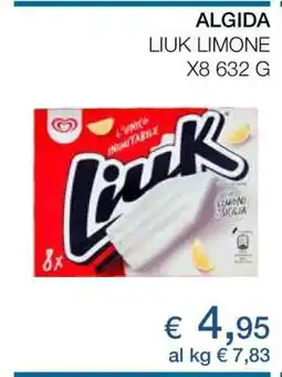 Coop ALGIDA LIUK LIMONE X8 632 G offerta