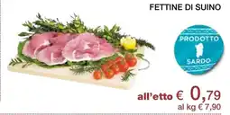 Coop Fettine di suino offerta