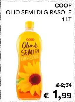 Coop COOP OLIO SEMI DI GIRASOLE 1 LT offerta