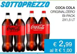 Coop Coca Cola Original/Zero Bi-Pack offerta