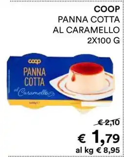Coop COOP PANNA COTTA AL CARAMELLO 2X100 G offerta