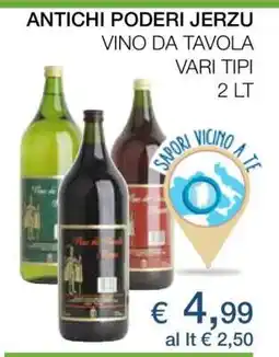 Coop ANTICHI PODERI JERZU offerta