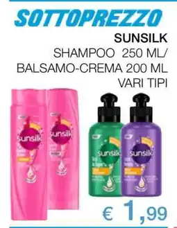 Coop SUNSILK offerta