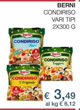Coop BERNI Condiriso vari tipi offerta