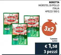 Coop BERETTA Würstel di Pollo offerta