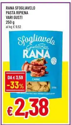 Famila RANA SFOGLIAVELO PASTA RIPIENA VARI GUSTI offerta