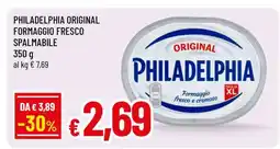 Famila PHILADELPHIA ORIGINAL FORMAGGIO FRESCO SPALMABILE offerta