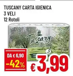 Famila TUSCANY CARTA IGIENICA offerta