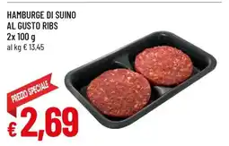 Famila HAMBURGE DI SUINO AL GUSTO RIBS offerta