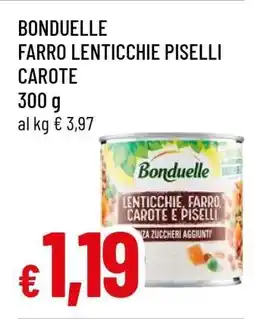 Famila BONDUELLE FARRO LENTICCHIE PISELLI CAROTE offerta