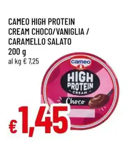 Famila CAMEO HIGH PROTEIN CREAM CHOCO/VANIGLIA / CARAMELLO SALATO offerta