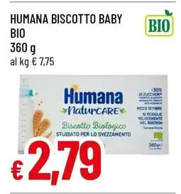 Famila HUMANA BISCOTTO BABY BIO offerta