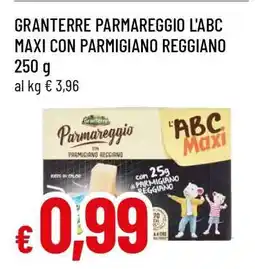 Famila GRANTERRE PARMAREGGIO L'ABC MAXI CON PARMIGIANO REGGIANO offerta