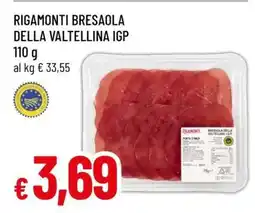 Famila RIGAMONTI Bresaola della Valtellina IGP offerta