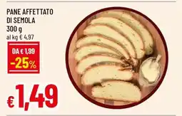 Famila PANE AFFETTATO DI SEMOLA offerta