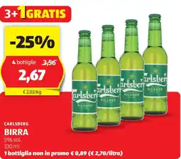 ALDI Carlsberg birra offerta