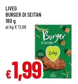 Famila LIVEG BURGER DI SEITAN offerta