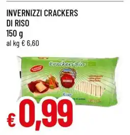 Famila INVERNIZZI CRACKERS DI RISO offerta