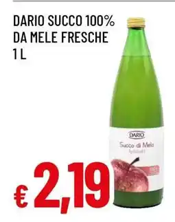 Famila DARIO SUCCO 100% DA MELE FRESCHE 1 L offerta