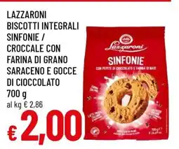 Famila LAZZARONI BISCOTTI INTEGRALI SINFONIE offerta