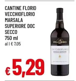 Famila CANTINE FLORIO VECCHIOFLORIO MARSALA SUPERIORE DOC SECCO offerta