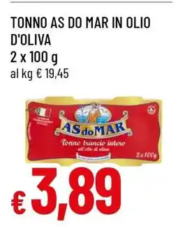 Famila TONNO AS DO MAR IN OLIO D'OLIVA offerta