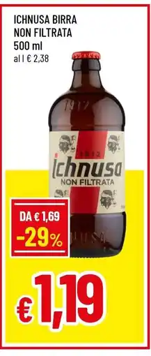 Famila ICHNUSA BIRRA NON FILTRATA offerta
