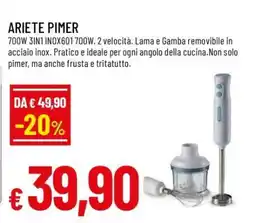 Famila ARIETE PIMER offerta