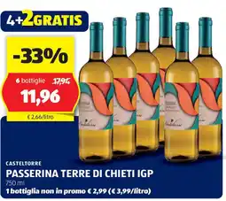 ALDI Casteltorre passerina terre di chieti igp offerta