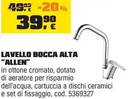 OBI Lavello bocca alta "allen" offerta