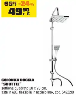 OBI Colonna doccia "shuttle" offerta