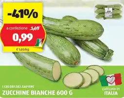 ALDI I colori del sapore zucchine bianche offerta