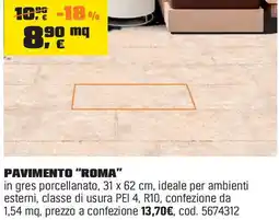OBI Pavimento "roma" offerta